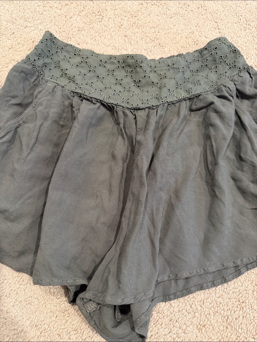 American eagle olive green shorts sz xxs